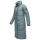 Marikoo Reliziaa Damen Winter Parka lang Dusty Blue Größe M - Gr. 38