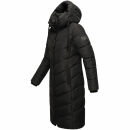 Navahoo Sahnekatzi Damen lange Winter Steppjacke B982 Schwarz Größe XXXL - Gr. 46