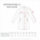 Navahoo Sahnekatzi Damen lange Winter Steppjacke B982 Schwarz Größe XXXL - Gr. 46