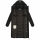Navahoo Sahnekatzi Damen lange Winter Steppjacke B982 Schwarz Größe XXXL - Gr. 46
