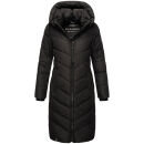 Navahoo Sahnekatzi Damen lange Winter Steppjacke B982 Schwarz Größe XXXXXL - Gr. 50