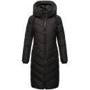 Navahoo Sahnekatzi Damen lange Winter Steppjacke B982 Schwarz Größe XXXXXL - Gr. 50