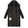 Navahoo Sahnekatzi Damen lange Winter Steppjacke B982 Schwarz Größe XXXXXL - Gr. 50