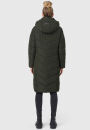 Navahoo Sahnekatzi Damen lange Winter Steppjacke B982 Dark Olive Größe XXXL - Gr. 46