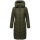 Navahoo Sahnekatzi Damen lange Winter Steppjacke B982 Dark Olive Größe XXXL - Gr. 46