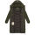 Navahoo Sahnekatzi Damen lange Winter Steppjacke B982 Dark Olive Größe XXXL - Gr. 46