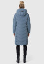 Navahoo Sahnekatzi Damen lange Winter Steppjacke B982 Stormy Blue Größe XXXL - Gr. 46