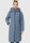 Navahoo Sahnekatzi Damen lange Winter Steppjacke B982 Stormy Blue Größe XXXL - Gr. 46