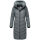 Navahoo Sahnekatzi Damen lange Winter Steppjacke B982 Stormy Blue Größe XXXL - Gr. 46