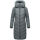 Navahoo Sahnekatzi Damen lange Winter Steppjacke B982 Stormy Blue Größe XXXL - Gr. 46