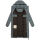 Navahoo Sahnekatzi Damen lange Winter Steppjacke B982 Stormy Blue Größe XXXL - Gr. 46