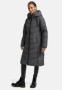 Navahoo Sahnekatzi Damen lange Winter Steppjacke B982...