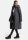 Navahoo Sahnekatzi Damen lange Winter Steppjacke B982 Anthrazit Größe XXXXL - Gr. 48