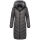 Navahoo Sahnekatzi Damen lange Winter Steppjacke B982 Anthrazit Größe XXXXL - Gr. 48