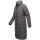 Navahoo Sahnekatzi Damen lange Winter Steppjacke B982 Anthrazit Größe XXXXL - Gr. 48