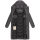 Navahoo Sahnekatzi Damen lange Winter Steppjacke B982 Anthrazit Größe XXXXL - Gr. 48
