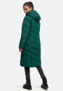 Navahoo Sahnekatzi Damen lange Winter Steppjacke B982 Evergreen Größe XS - Gr. 34