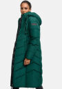 Navahoo Sahnekatzi Damen lange Winter Steppjacke B982 Evergreen Größe XS - Gr. 34