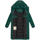 Navahoo Sahnekatzi Damen lange Winter Steppjacke B982 Evergreen Größe XS - Gr. 34
