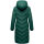 Navahoo Sahnekatzi Damen lange Winter Steppjacke B982 Evergreen Größe XS - Gr. 34