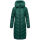 Navahoo Sahnekatzi Damen lange Winter Steppjacke B982 Evergreen Größe XS - Gr. 34