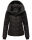 Marikoo Samuiaa Damen Steppjacke B986 Schwarz Größe XXXL - Gr. 46