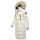 Marikoo Schneesternchen Damen Winterjacke Parka Mantel lang Kapuze B890 Offwhite Größe M - Gr. 38