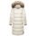 Marikoo Schneesternchen Damen Winterjacke Parka Mantel lang Kapuze B890 Offwhite Größe M - Gr. 38