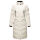 Marikoo Schneesternchen Damen Winterjacke Parka Mantel lang Kapuze B890 Offwhite Größe M - Gr. 38