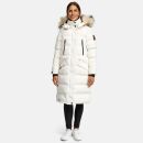 Marikoo Schneesternchen Damen Winterjacke Parka Mantel lang Kapuze B890 Offwhite Größe L - Gr. 40