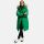 Marikoo Schneesternchen Damen Winterjacke Parka Mantel lang Kapuze B890 Smaragd Green Größe XS - Gr. 34