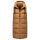 Navahoo Schnuffelchen Damen lange Steppweste B942 Camel Größe XXXL - Gr. 46