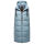 Navahoo Schnuffelchen Damen lange Steppweste B942 Powder Blue Größe S - Gr. 36