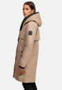 Navahoo Snowelf warme Damen Winterjacke B970 Taupe Grey Größe XL - Gr. 42