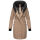 Navahoo Snowelf warme Damen Winterjacke B970 Taupe Grey Größe XL - Gr. 42