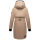 Navahoo Snowelf warme Damen Winterjacke B970 Taupe Grey Größe XL - Gr. 42