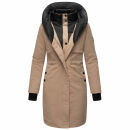 Navahoo Snowelf warme Damen Winterjacke B970 Taupe Grey Größe XXL - Gr. 44