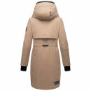 Navahoo Snowelf warme Damen Winterjacke B970 Taupe Grey Größe XXL - Gr. 44