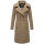 Navahoo Wooly Damen Trenchcoat Winter Mantel B661 Stone Brown Größe M - Gr. 38
