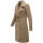 Navahoo Wooly Damen Trenchcoat Winter Mantel B661 Stone Brown Größe M - Gr. 38