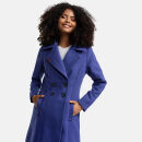 Navahoo Wooly Damen Trenchcoat Winter Mantel B661 Blue...