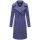 Navahoo Wooly Damen Trenchcoat Winter Mantel B661 Blue Violet Größe M - Gr. 38