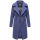 Navahoo Wooly Damen Trenchcoat Winter Mantel B661 Blue Violet Größe M - Gr. 38