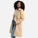 Navahoo Wooly Damen Trenchcoat Winter Mantel B661 Beige Größe S - Gr. 36
