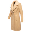 Navahoo Wooly Damen Trenchcoat Winter Mantel B661 Beige Größe M - Gr. 38