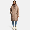 Marikoo Yuikoo lange Damen Winterjacke B941 Taupe Grey Größe S - Gr. 36