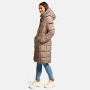 Marikoo Yuikoo lange Damen Winterjacke B941 Taupe Grey Größe S - Gr. 36