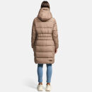 Marikoo Yuikoo lange Damen Winterjacke B941 Taupe Grey-Größe M - Gr. 38