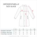 Marikoo Yuikoo lange Damen Winterjacke B941 Taupe Grey-Größe M - Gr. 38