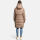 Marikoo Yuikoo lange Damen Winterjacke B941 Taupe Grey-Größe M - Gr. 38